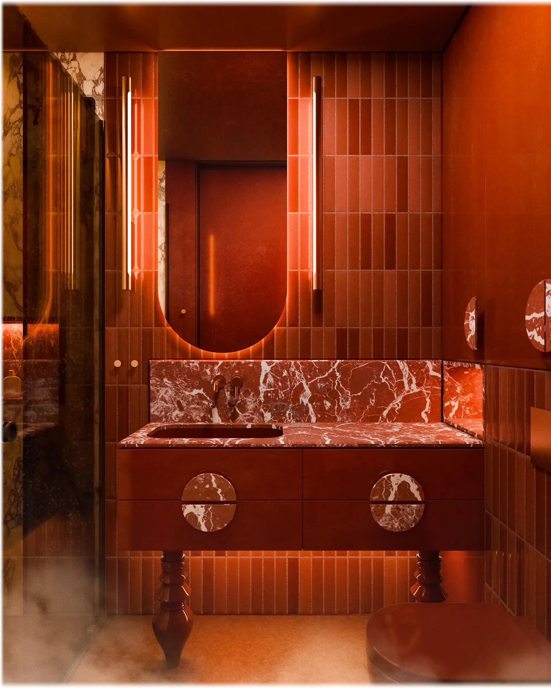 image showing kids bathroom of maki polne