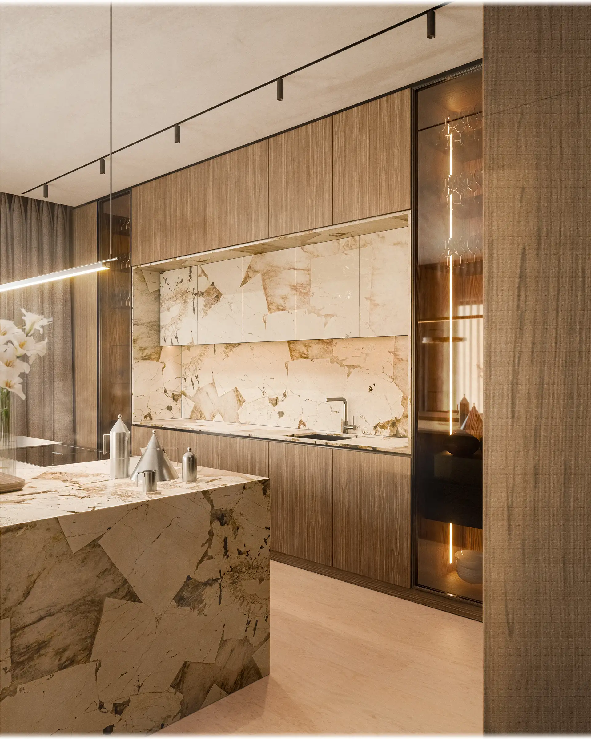 image showing kitchen of maki polne